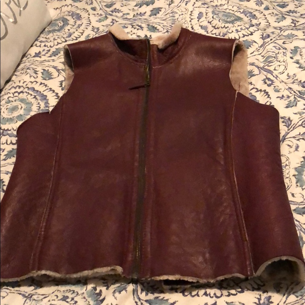 Shearling vest